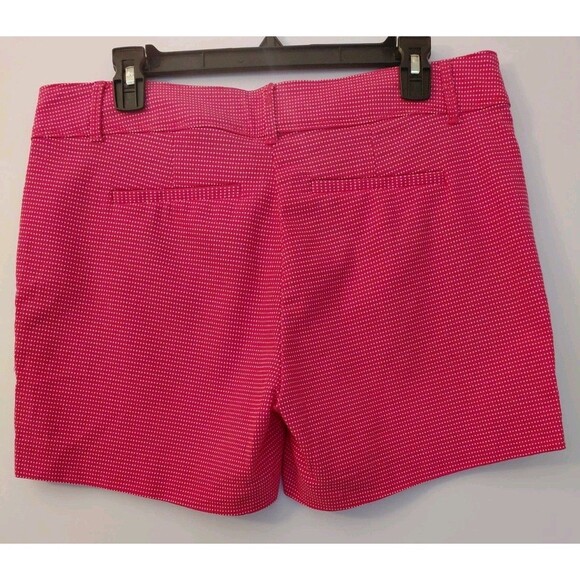 Isaac Mizrahi NY Size 10 Hot Pink w/White Polka Dot Shorts w/Pockets - Picture 2 of 8